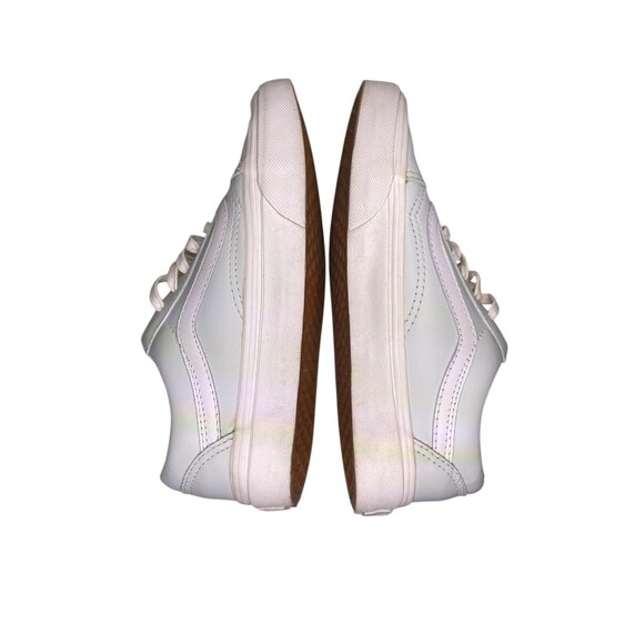 Vans Old Skool Zip Leather Shoes Mens 3.5 Womens 5.0 Zephyr Blue & Blanq White - Picture 15 of 16